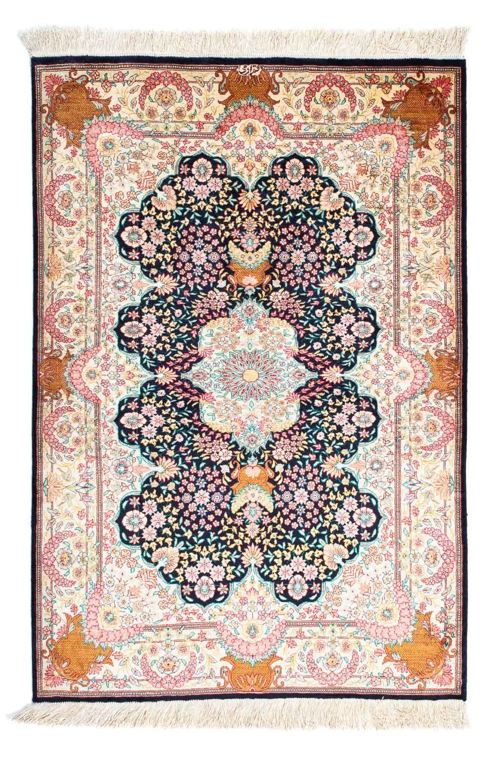 Perser Rug - Ghom - 130 x 81 cm - beige