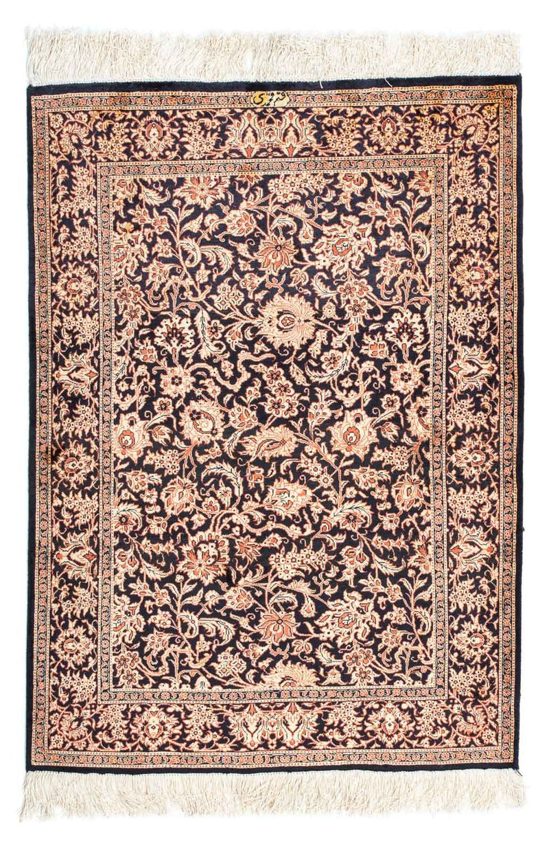 Perser Rug - Ghom - 112 x 80 cm - dark blue