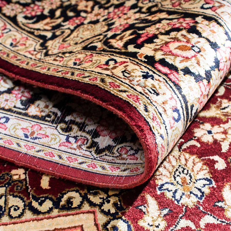 Perser Rug - Ghom - 144 x 95 cm - dark red