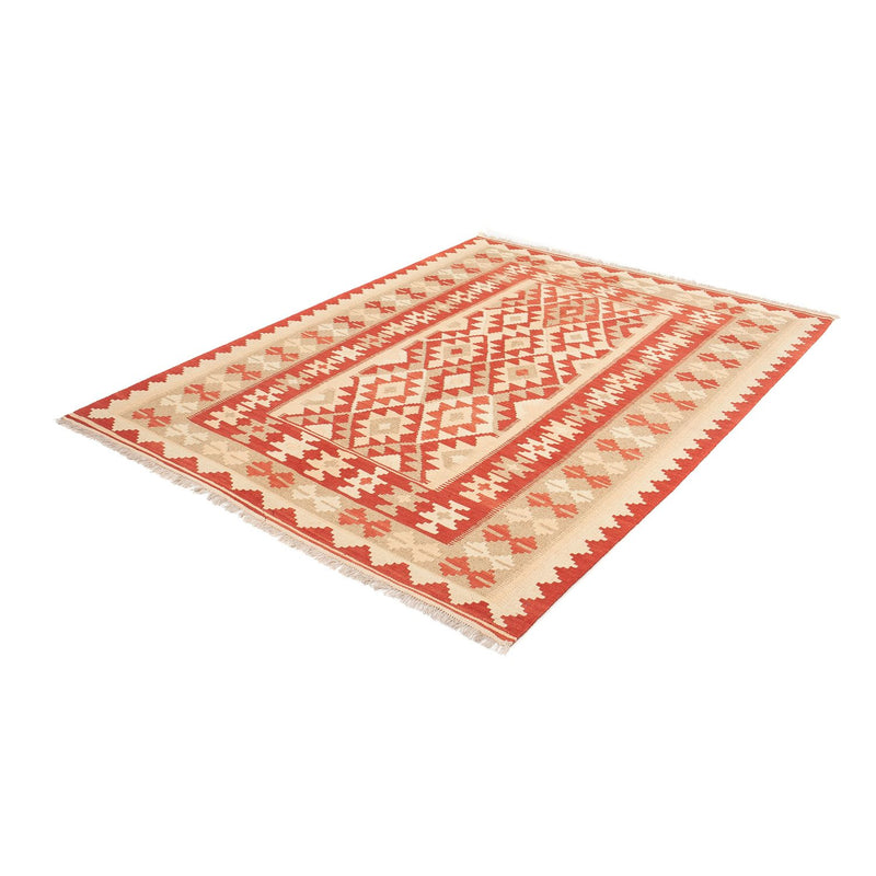Kelim Rug - Oriental - 198 x 146 cm - dark red