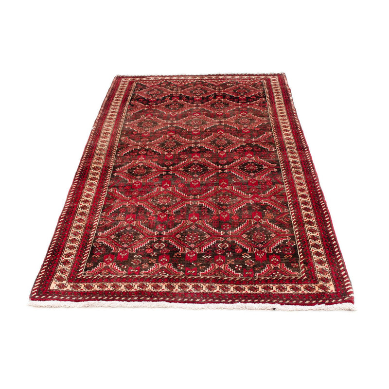 Runner Belutsch Rug - 195 x 99 cm - dark red