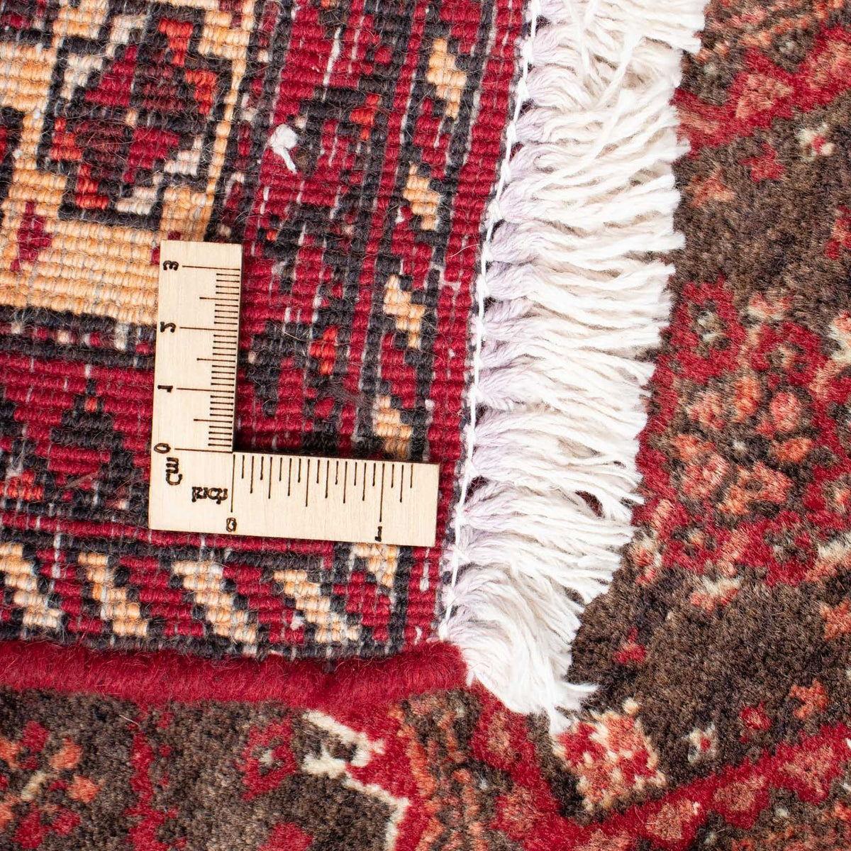 Runner Belutsch Rug - 195 x 99 cm - dark red