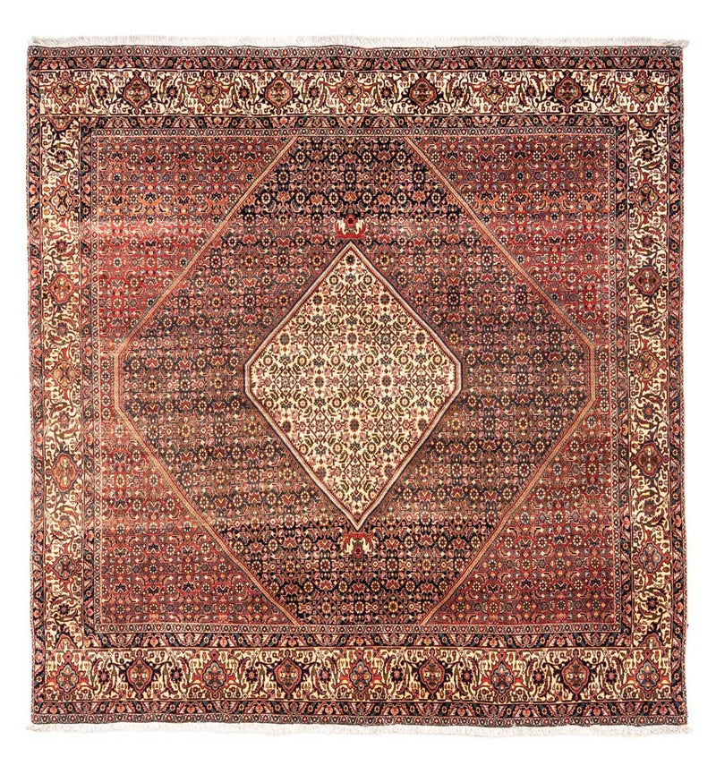 Perser Rug - Bidjar square  - 208 x 198 cm - red