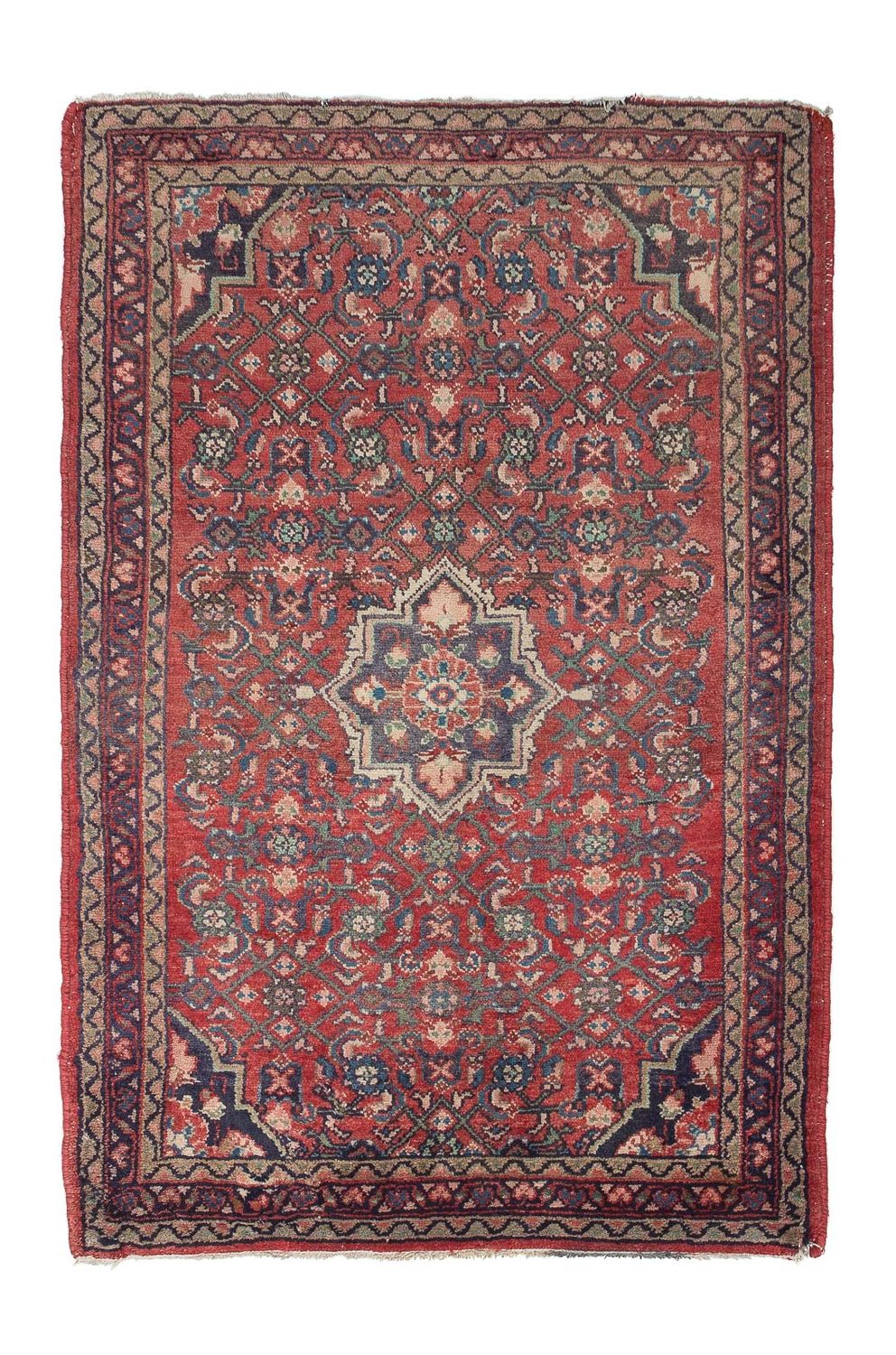 Perser Rug - Nomadic - 130 x 86 cm - red