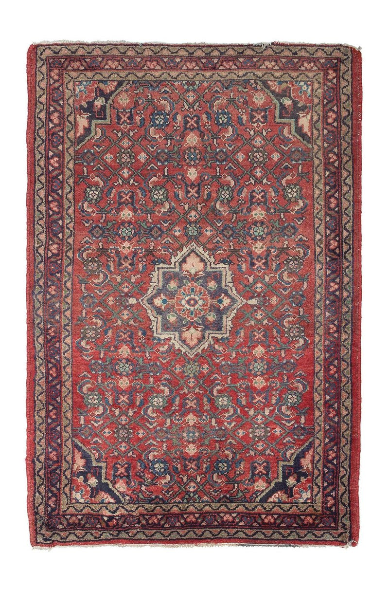 Perser Rug - Nomadic - 130 x 86 cm - red