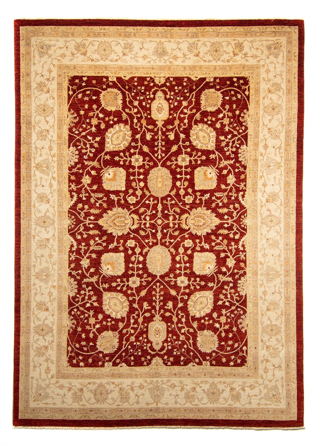Ziegler Rug - 343 x 248 cm - dark red