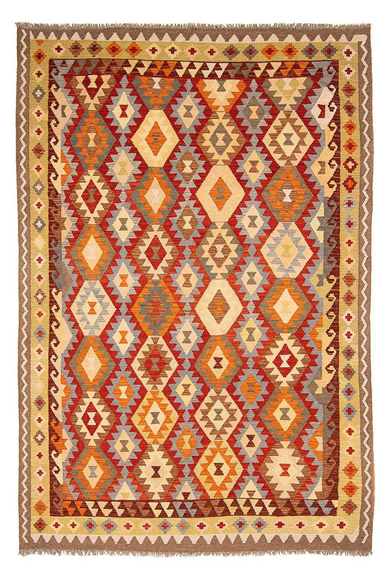 Kelim Rug - Splash - 296 x 195 cm - multicolored