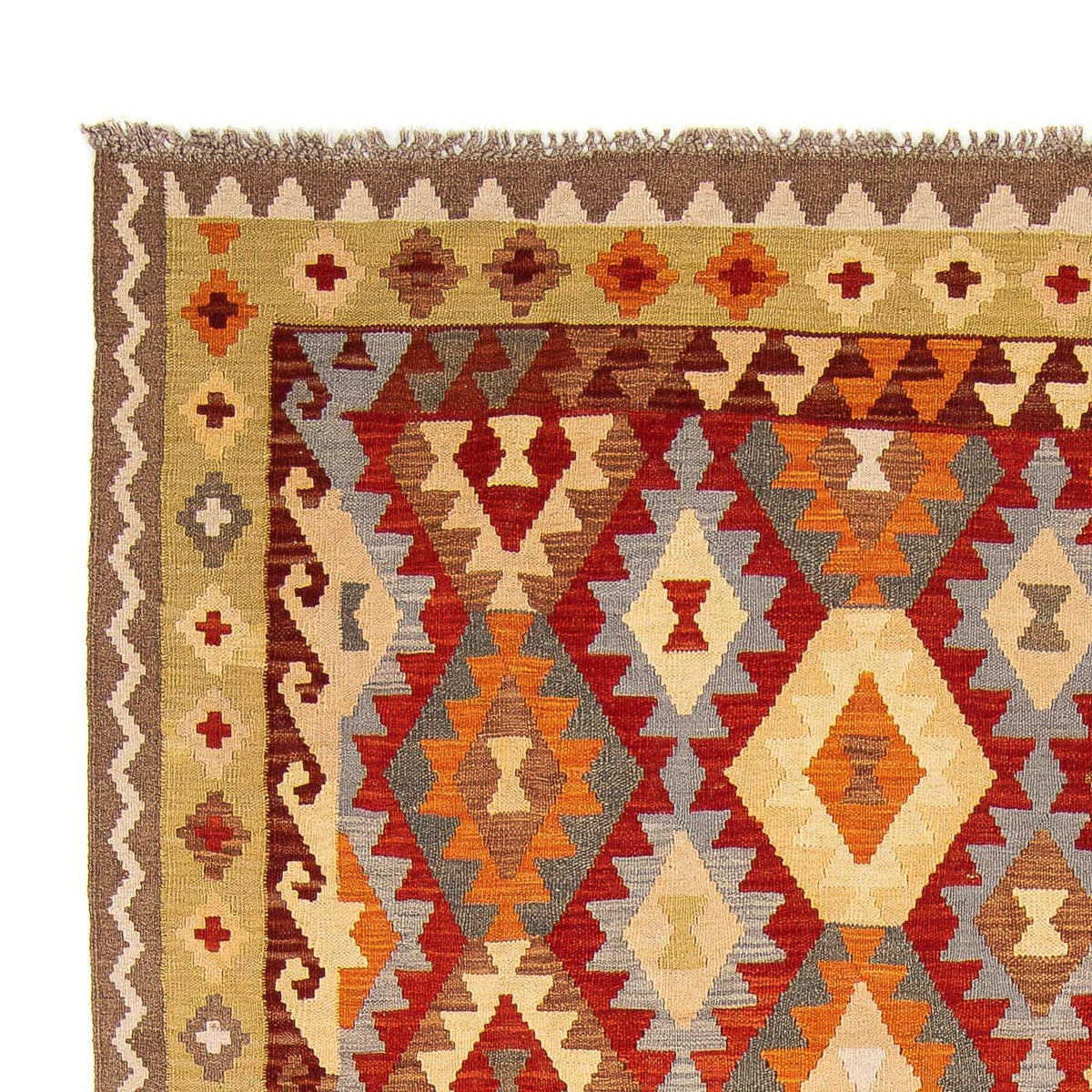 Kelim Rug - Splash - 296 x 195 cm - multicolored