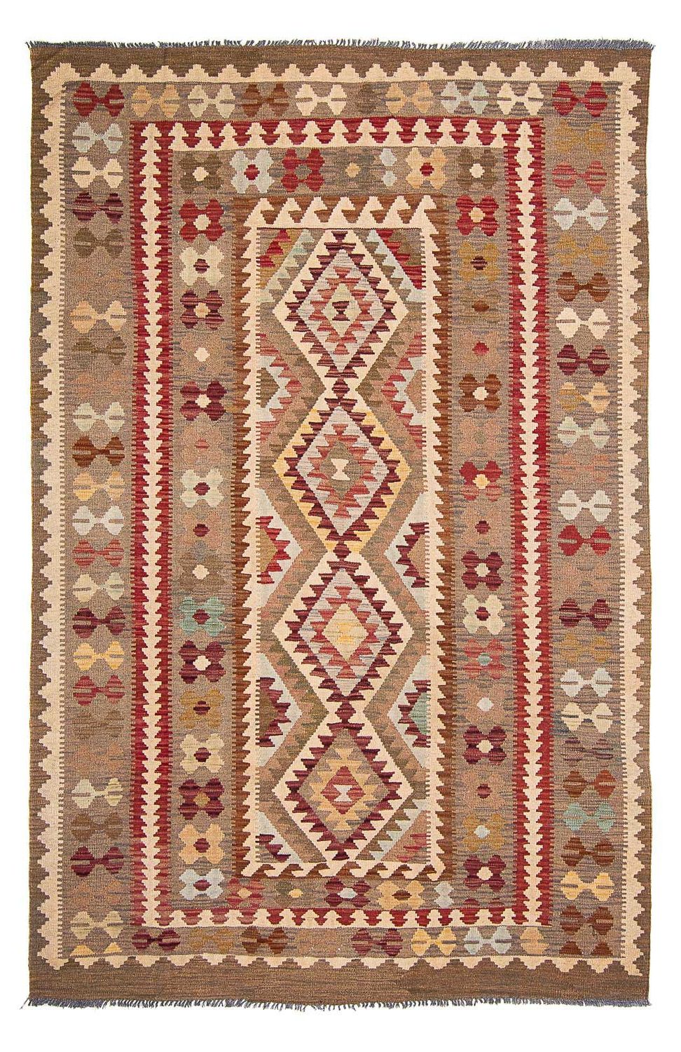 Kelim Rug - Splash - 293 x 198 cm - multicolored