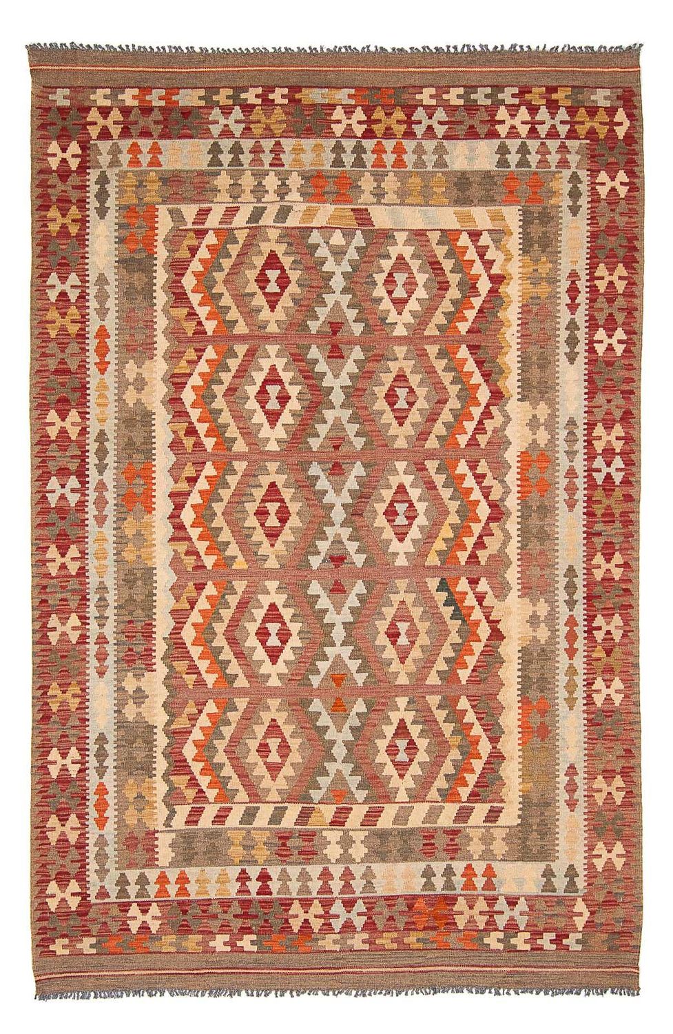 Kelim Rug - Splash - 296 x 205 cm - multicolored