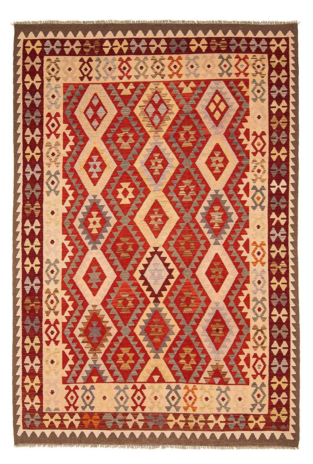 Kelim Rug - Splash - 290 x 211 cm - multicolored