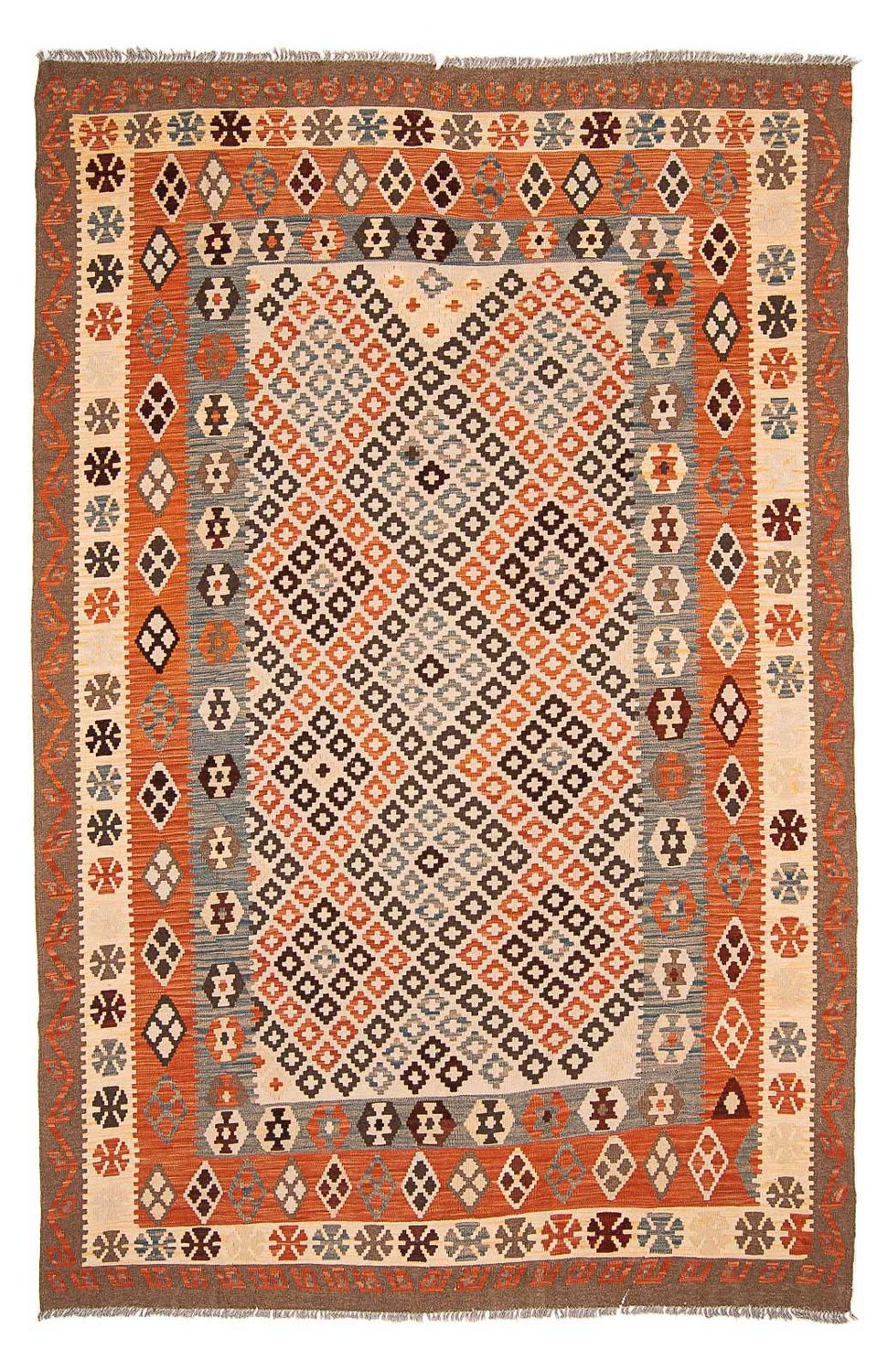 Kelim Rug - Splash - 292 x 207 cm - multicolored