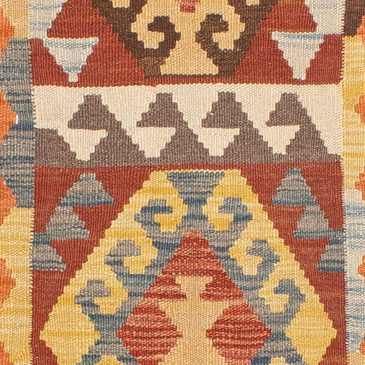 Runner Kelim Rug - Splash - 298 x 78 cm - multicolored