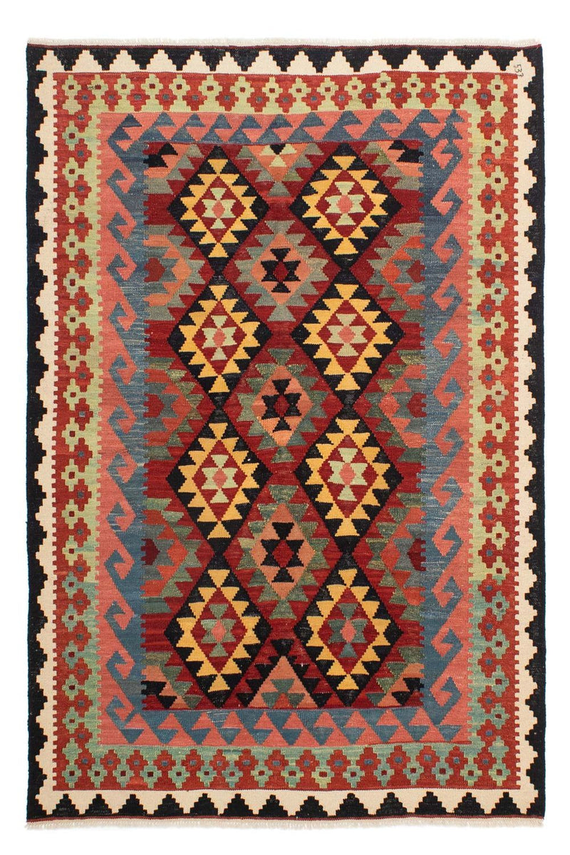 Kelim Rug - Splash - 214 x 153 cm - multicolored