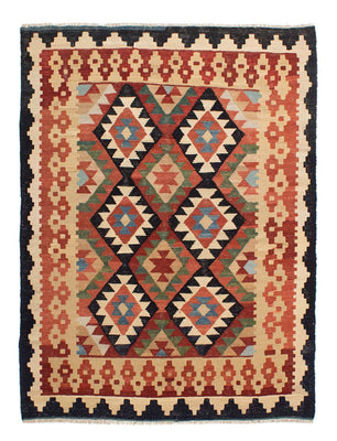 Kelim Rug - Splash - 202 x 155 cm - multicolored