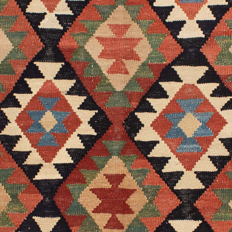 Kelim Rug - Splash - 202 x 155 cm - multicolored