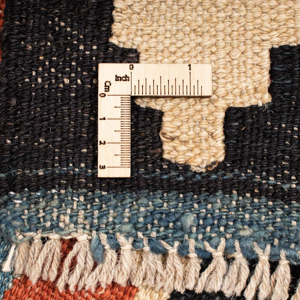 Kelim Rug - Splash - 202 x 155 cm - multicolored