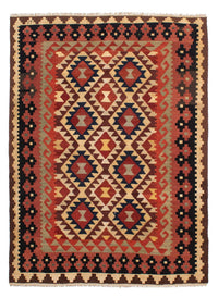 Kelim Rug - Splash - 203 x 153 cm - multicolored
