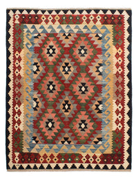 Kelim Rug - Splash - 201 x 162 cm - multicolored