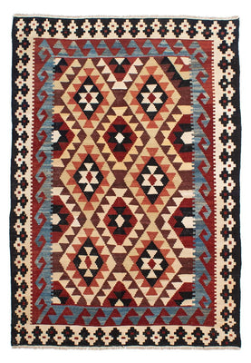 Kelim Rug - Splash - 215 x 153 cm - multicolored