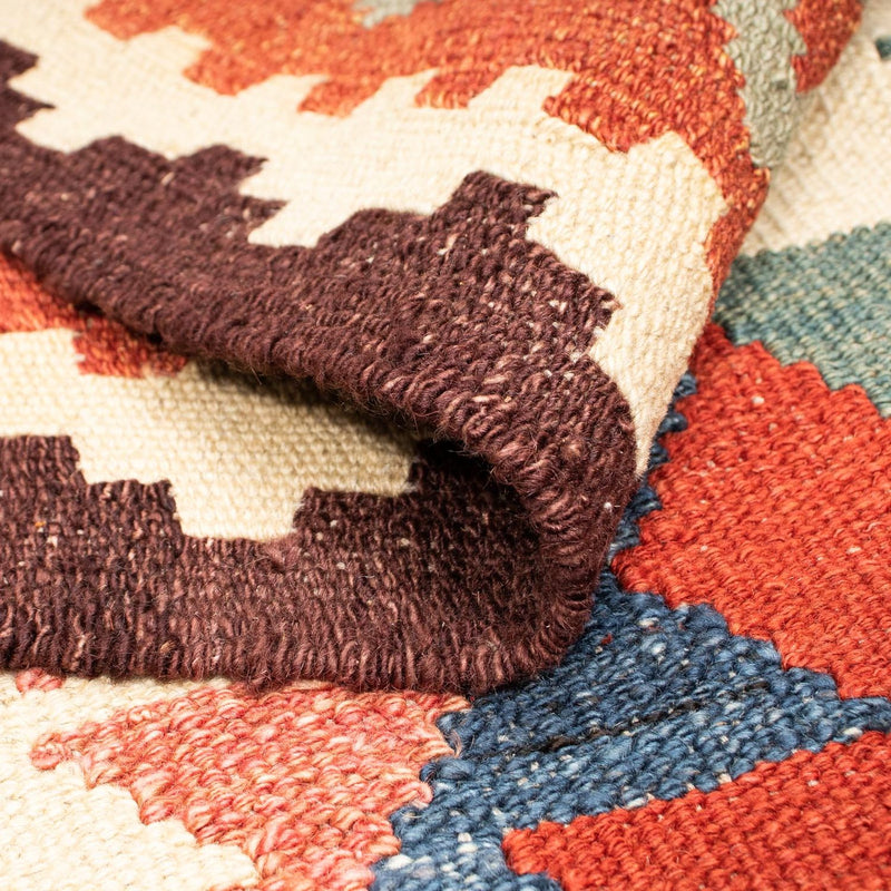 Kelim Rug - Splash - 207 x 155 cm - multicolored