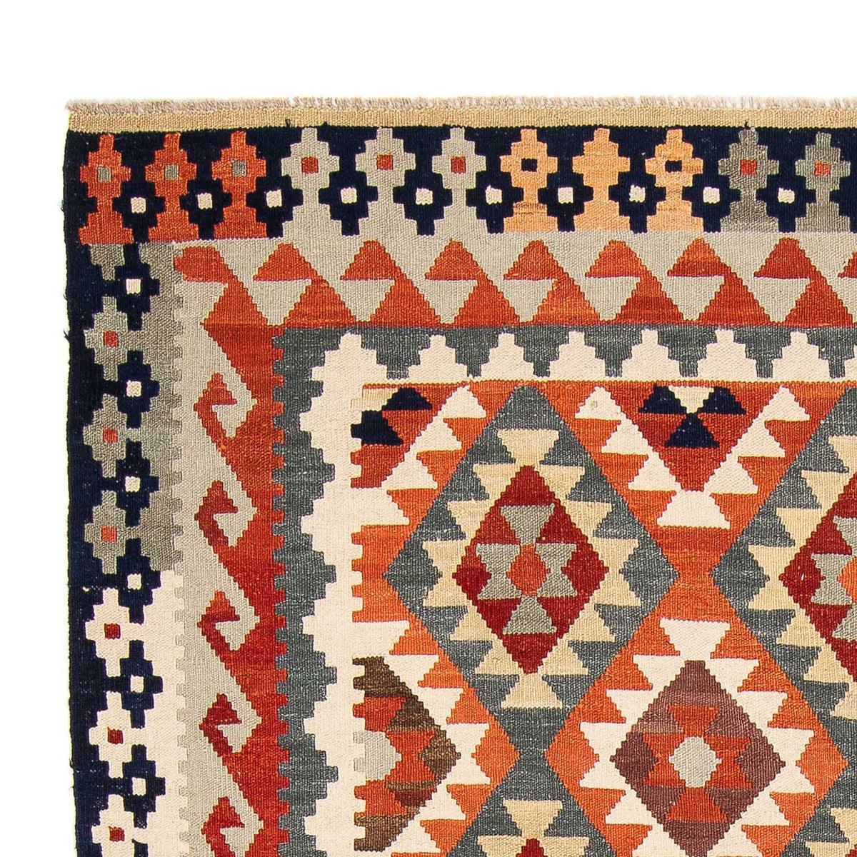 Kelim Rug - Splash - 301 x 207 cm - multicolored