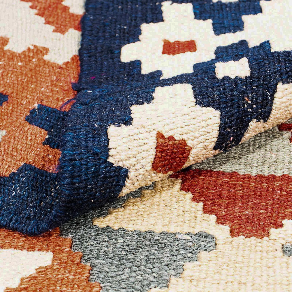 Kelim Rug - Splash - 301 x 207 cm - multicolored