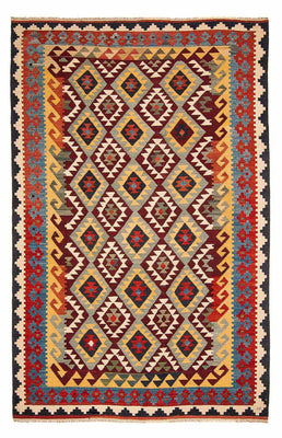 Kelim Rug - Splash - 302 x 205 cm - multicolored