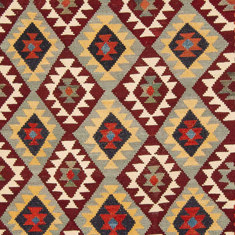 Kelim Rug - Splash - 302 x 205 cm - multicolored