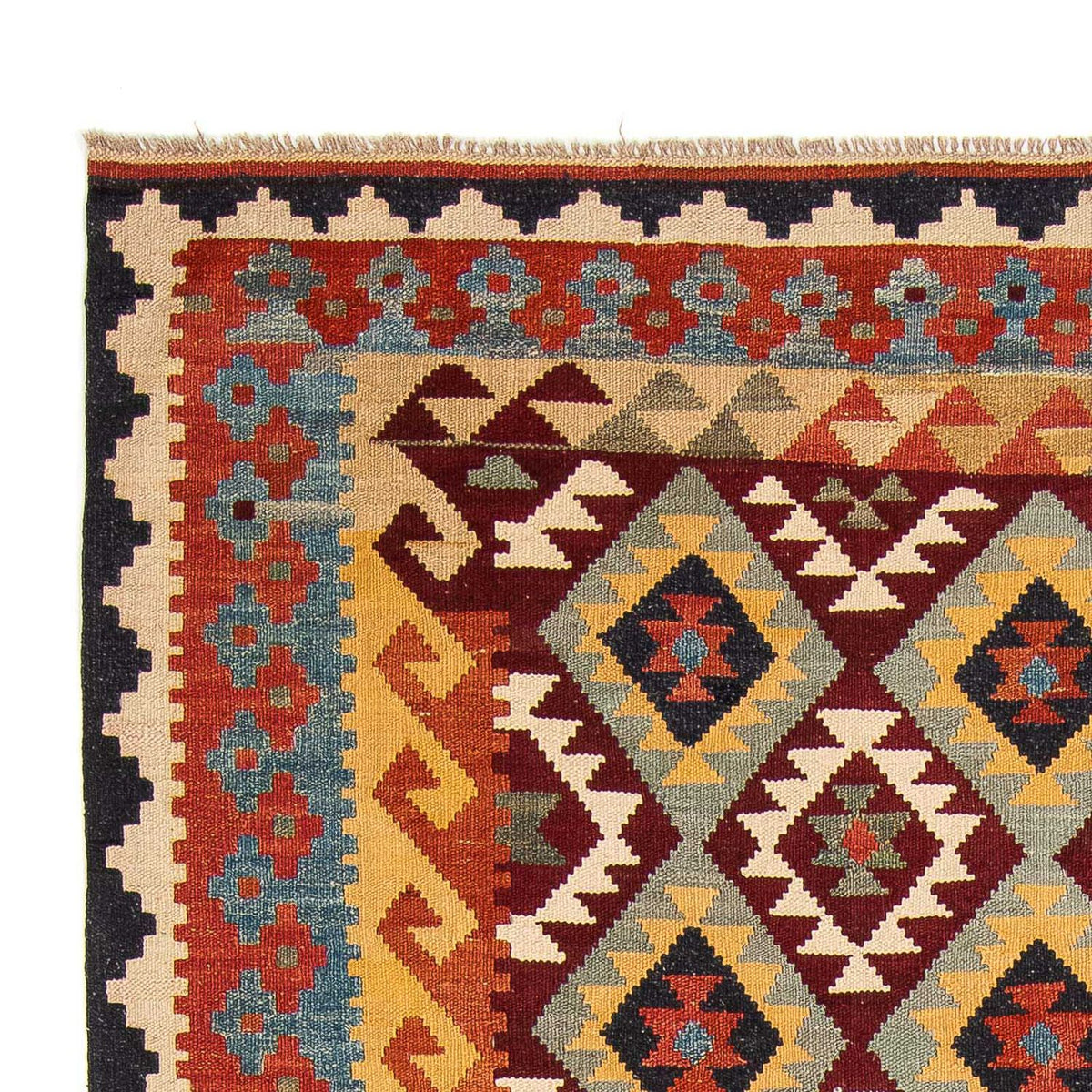 Kelim Rug - Splash - 302 x 205 cm - multicolored