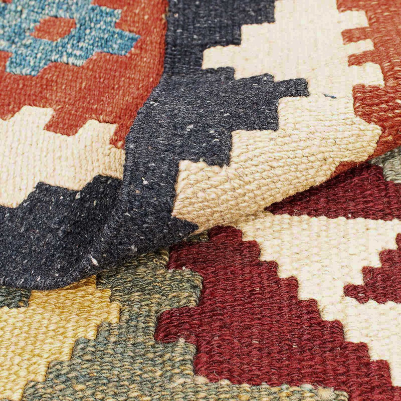 Kelim Rug - Splash - 302 x 205 cm - multicolored