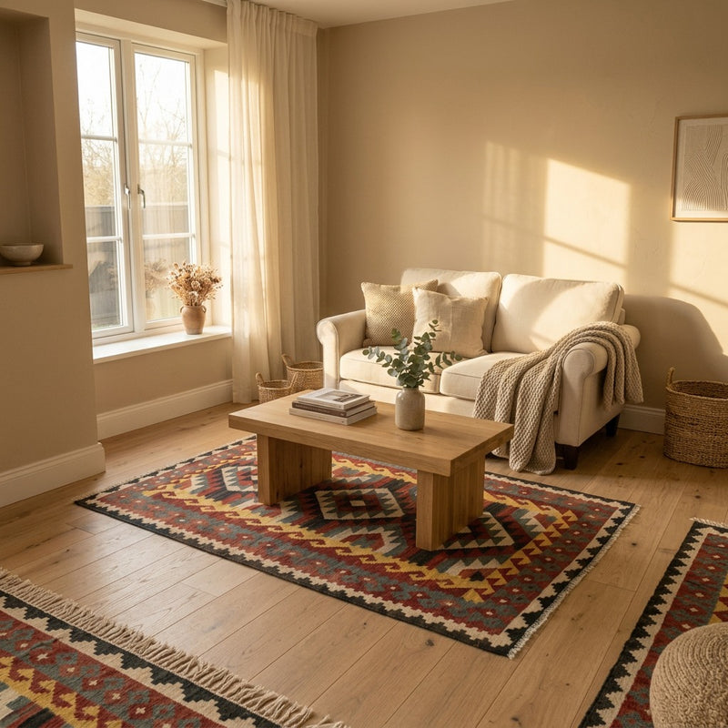 Kilim Maimana Rug 260x137cm - Wool Rug