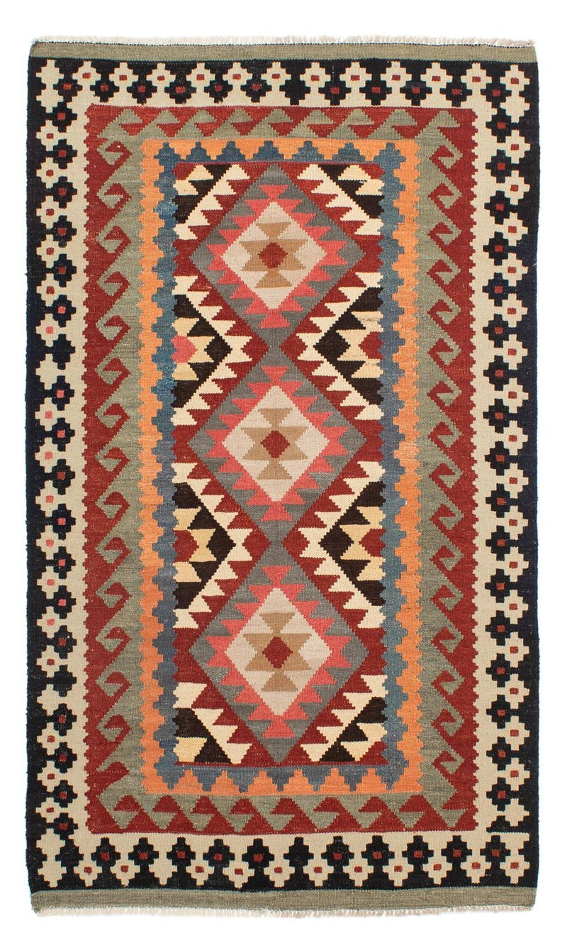 Kelim Rug - Splash - 206 x 123 cm - multicolored