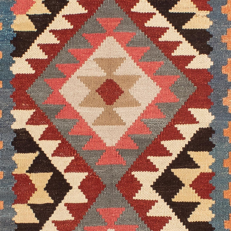 Kelim Rug - Splash - 206 x 123 cm - multicolored