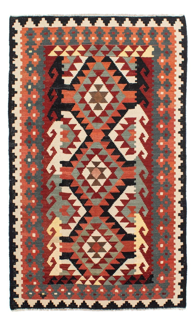 Kelim Rug - Splash - 207 x 132 cm - multicolored