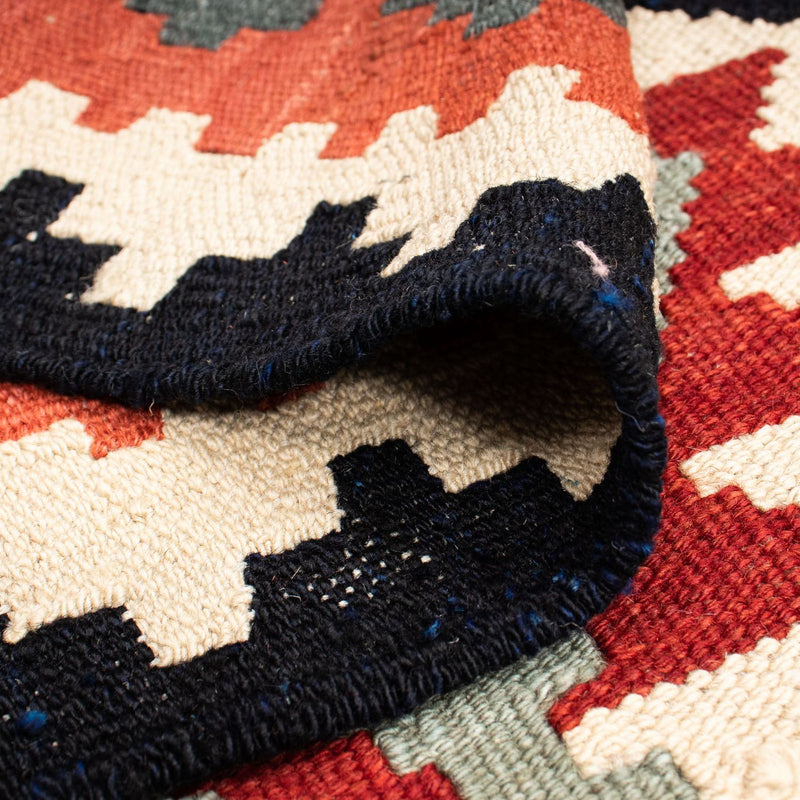 Kelim Rug - Splash - 207 x 132 cm - multicolored