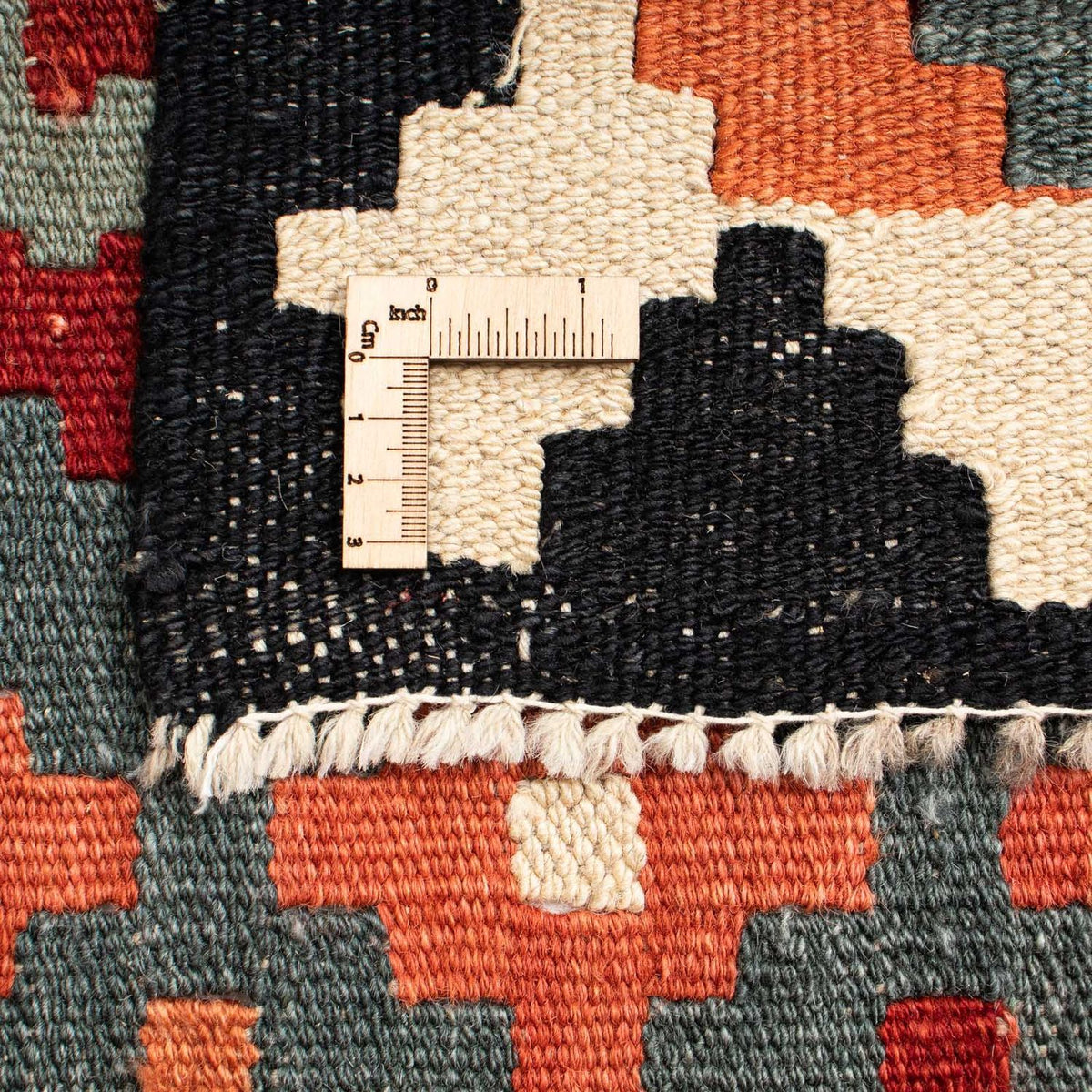 Kelim Rug - Splash - 207 x 132 cm - multicolored