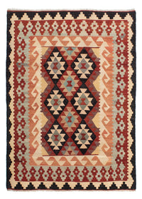 Kelim Rug - Splash - 202 x 151 cm - multicolored