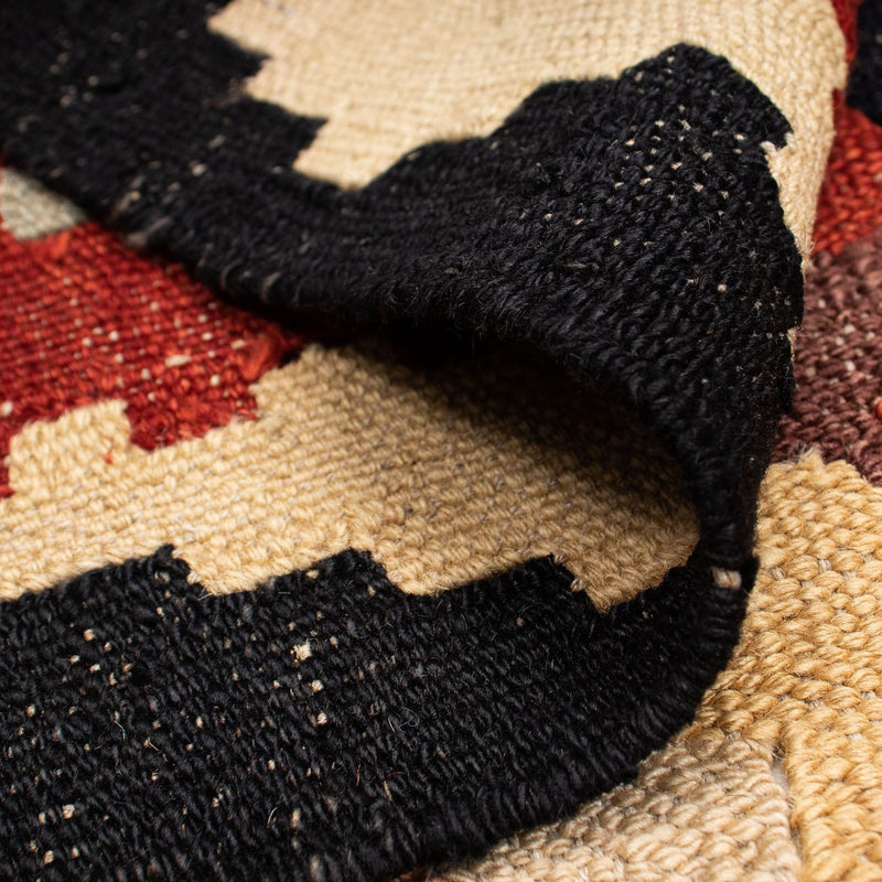 Kelim Rug - Splash - 202 x 151 cm - multicolored