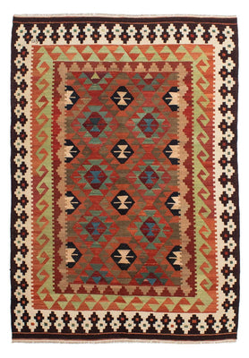Kelim Rug - Splash - 211 x 154 cm - multicolored
