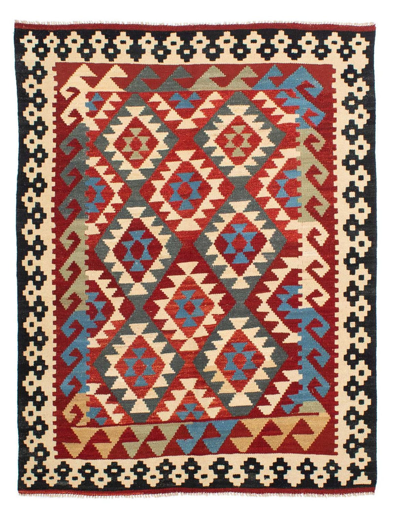 Kelim Rug - Splash - 199 x 163 cm - multicolored