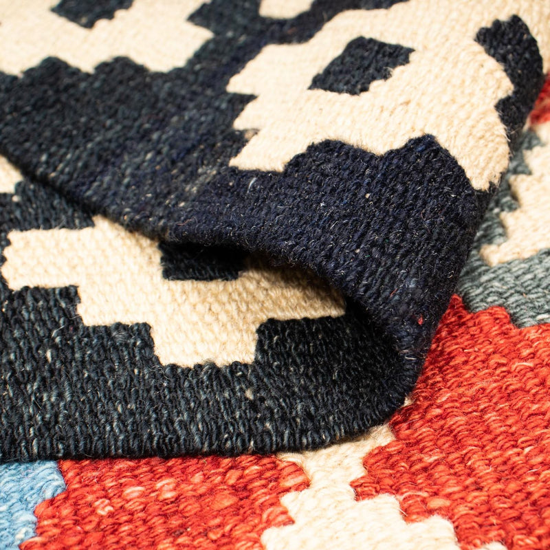 Kelim Rug - Splash - 199 x 163 cm - multicolored