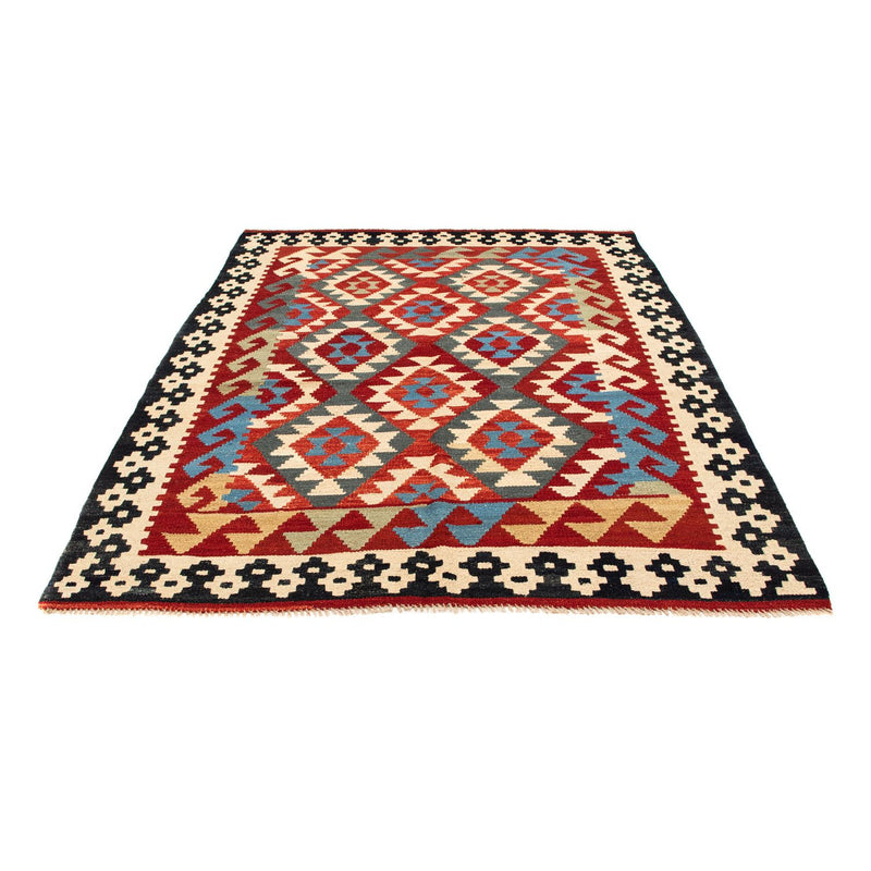 Kelim Rug - Splash - 199 x 163 cm - multicolored