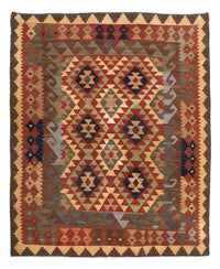 Kelim Rug - Splash - 193 x 158 cm - multicolored