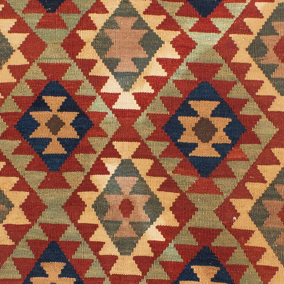 Kelim Rug - Splash - 193 x 158 cm - multicolored