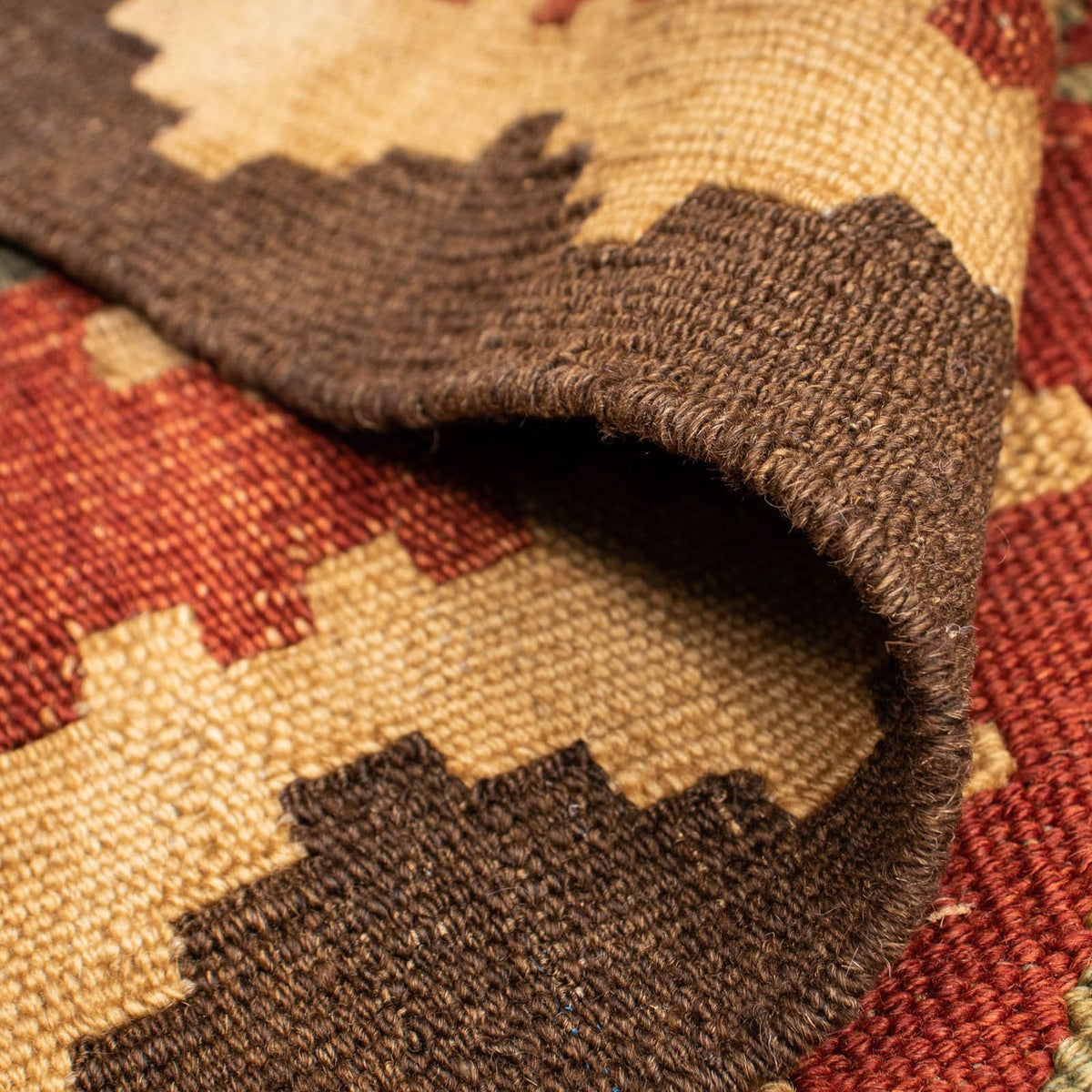 Kelim Rug - Splash - 193 x 158 cm - multicolored