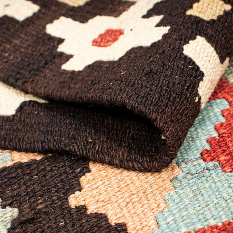 Kelim Rug - Splash - 207 x 150 cm - multicolored