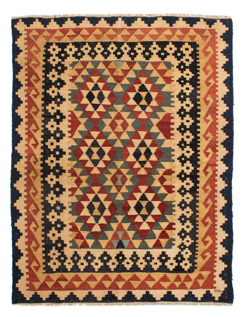 Kelim Rug - Splash - 200 x 146 cm - multicolored