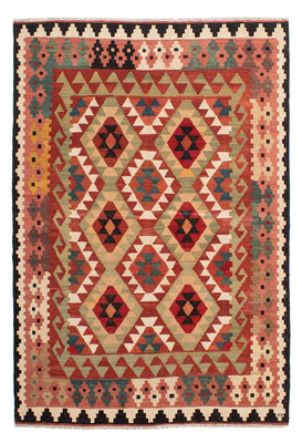 Kelim Rug - Splash - 201 x 150 cm - multicolored
