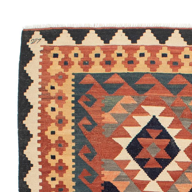 Kelim Rug - Splash - 205 x 158 cm - multicolored